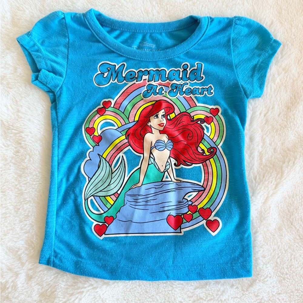 Disney The Little Mermaid Baby T-Shirt - 'Mermaid at Heart' - Size 12 months